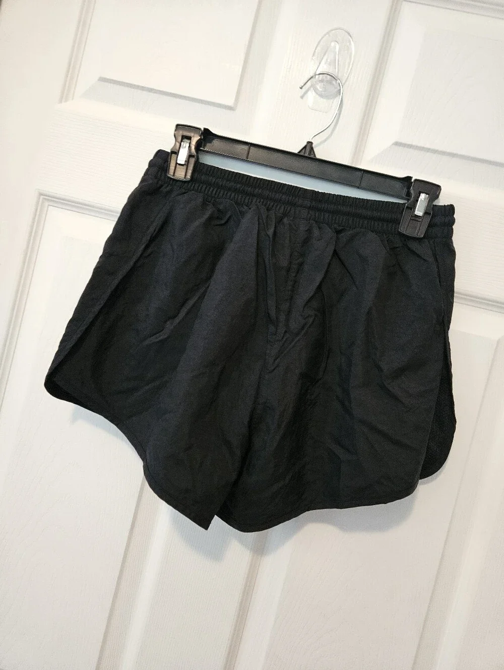 Adidas Black Women's Athletic Shorts with Trefoil Logo